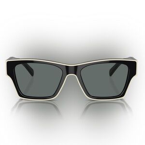 Tory Burch Sunglasses, Black with White Piping